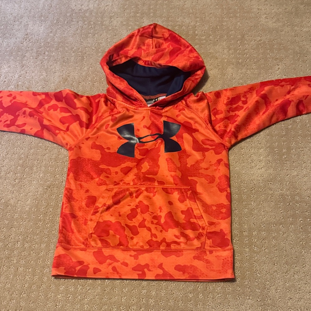 Under Armour Kids Orange Camo Hoodie